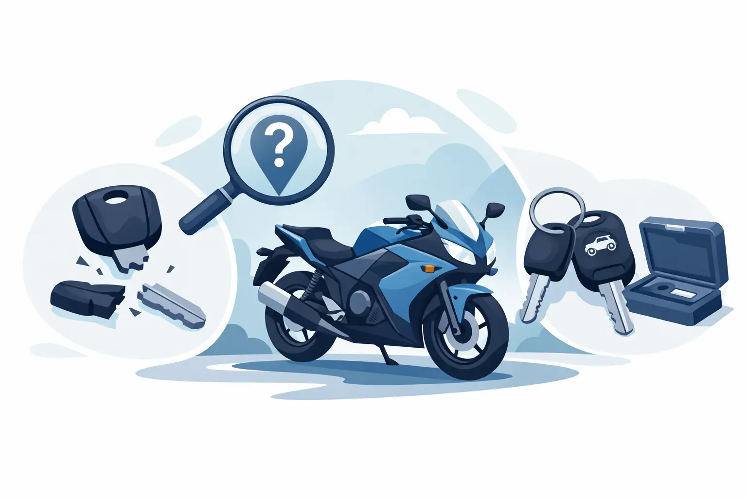 Motorcycle Key Guide for Lost, Broken, or Spare Keys