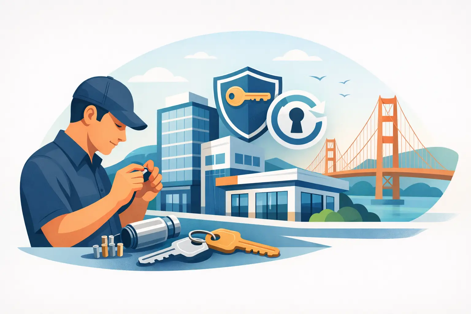 Commercial Rekeying Guide for Bay Area Businesses