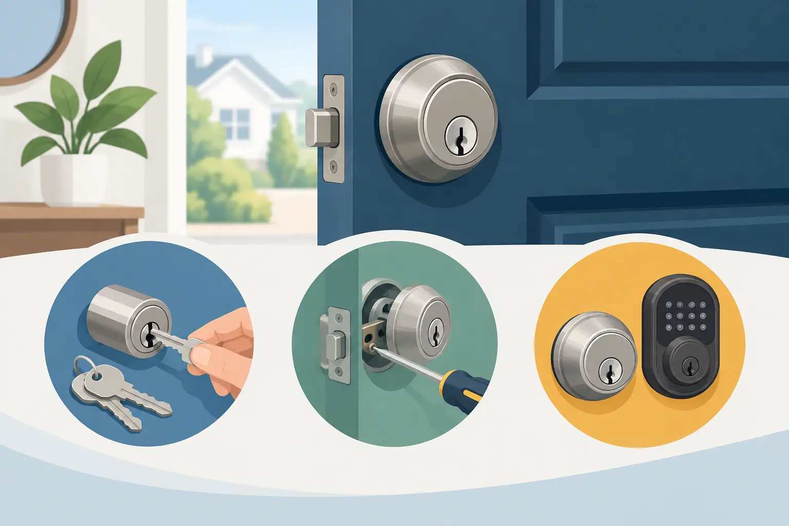 Door Locks: When to Rekey, Repair, or Replace