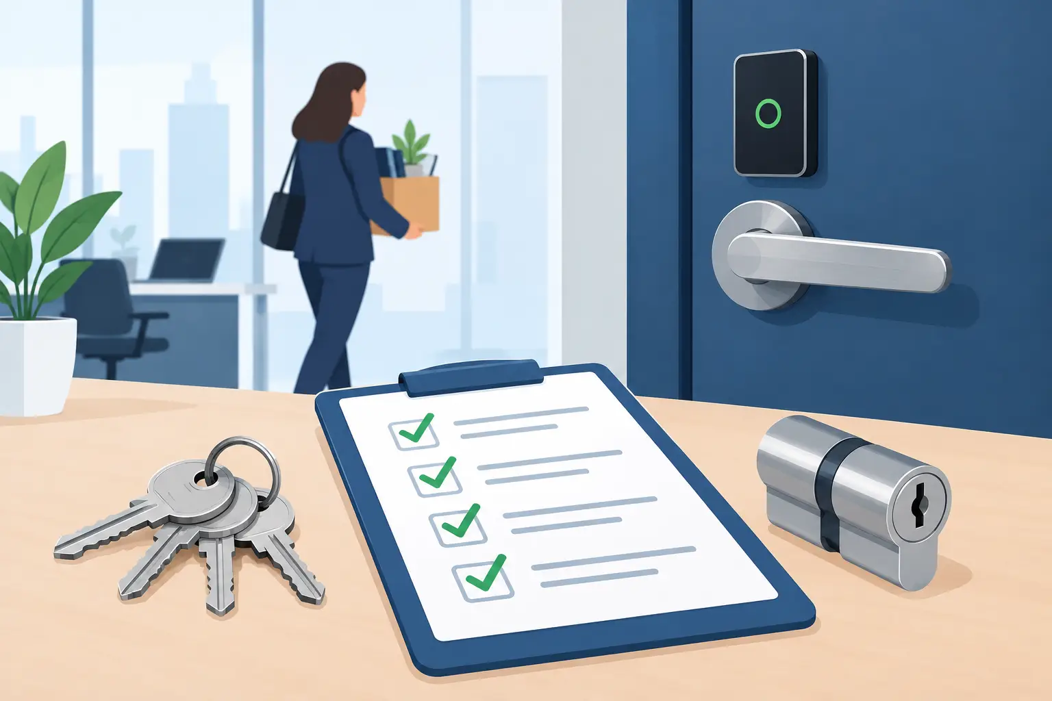 Office Rekey After Employee Turnover Checklist